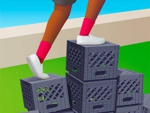 Crate Tower Balance Test