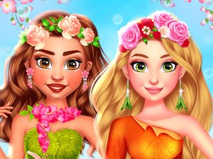 BFFs Flowers Inspired Fashion Dress Up Game