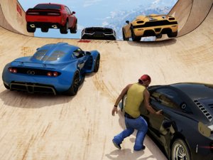 Gta V Stunt - Sky Driver 2 Racing Game - Arcade Game