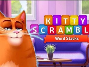 Kitty Scramble Stack Word Puzzle Game - Word Game
