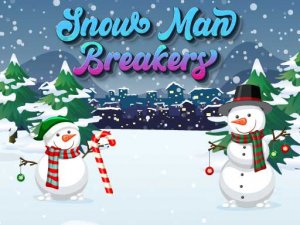 Snow Man Breakers Online Arcade Game