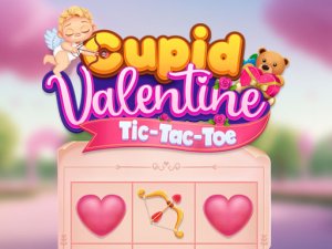 Cupid Valentine Tic Tac Toe Online Puzzle Game