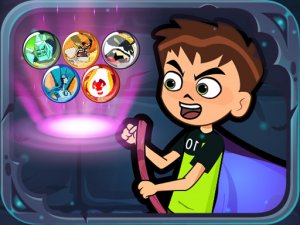 Ben 10 Halloween Bubble Shooter Online Puzzle Game