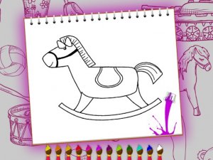 Coloring Book: Toy Shop Online Game - Kids Coloring Game