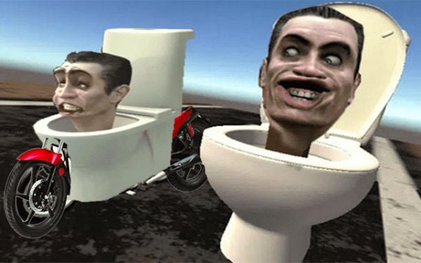 Bike Stunt Skibidi Toilet Racing Game
