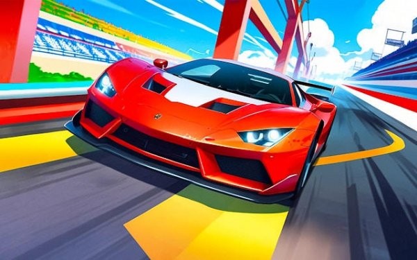 Car Racing - Sky Race: Arcade Driving Game