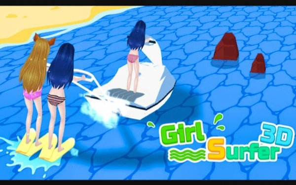 Girl Surfer 3D: Surfing Parkour Adventure Online Game
