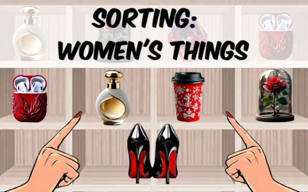 Sorting: Women's Things - Puzzle Game